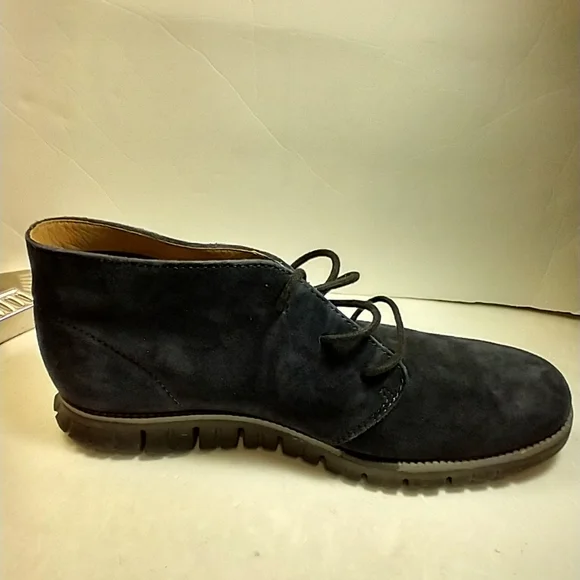 Cole Haan Zerogrand Blue Suede Chukka Boots Men's sz 11M. - Picture 7 of 10